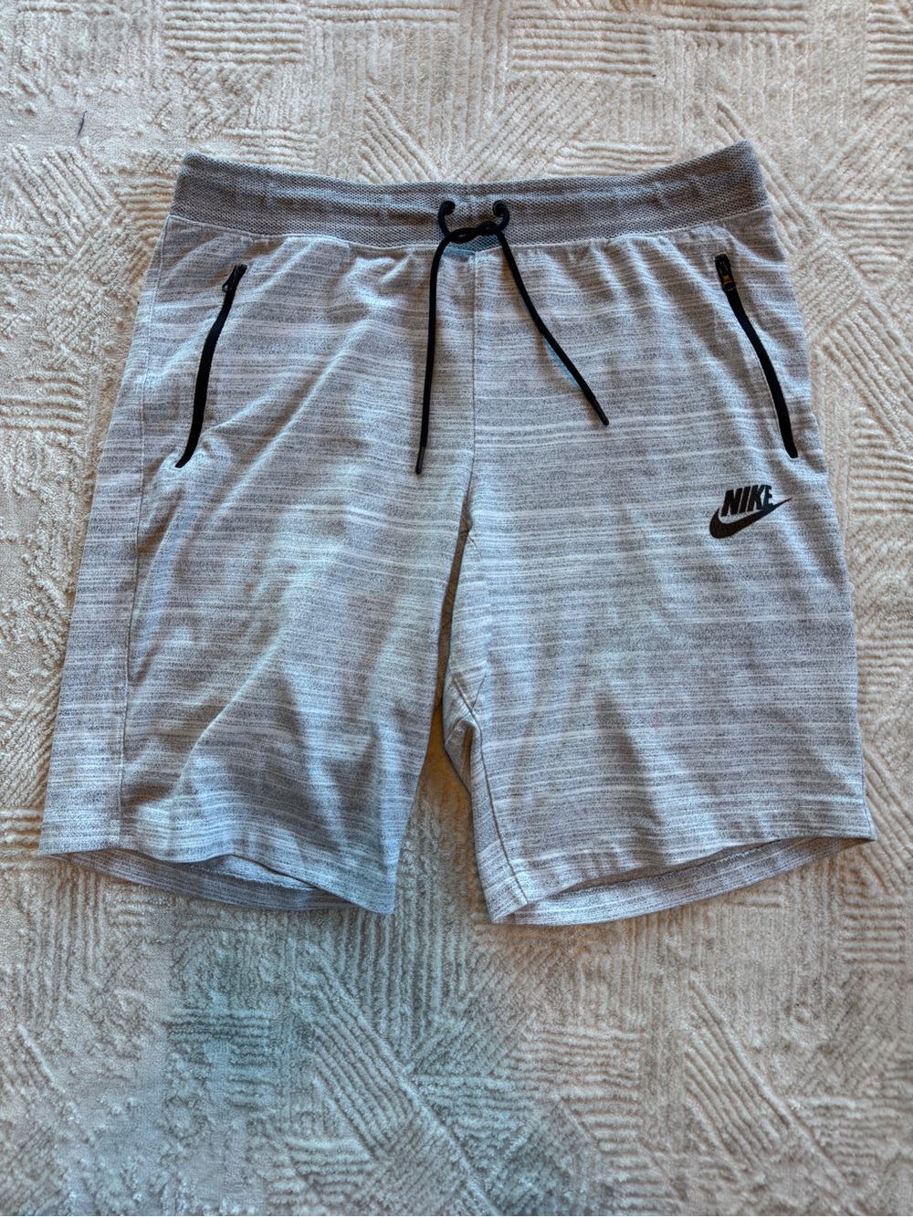 Nike Sportswear Tech Fleece Heather Grey Shorts XXL 2XL Men’s Gym Workout Lounge